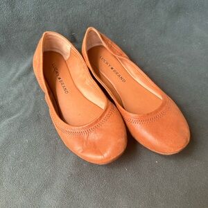 EUC Lucky Brand leather ballet flats size 6.5